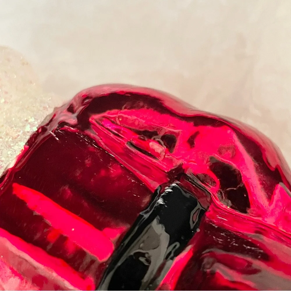 Ruby Santa Ornament by Christopher Radko